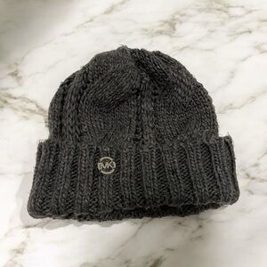 Michael Kors Gray Beanie Hat